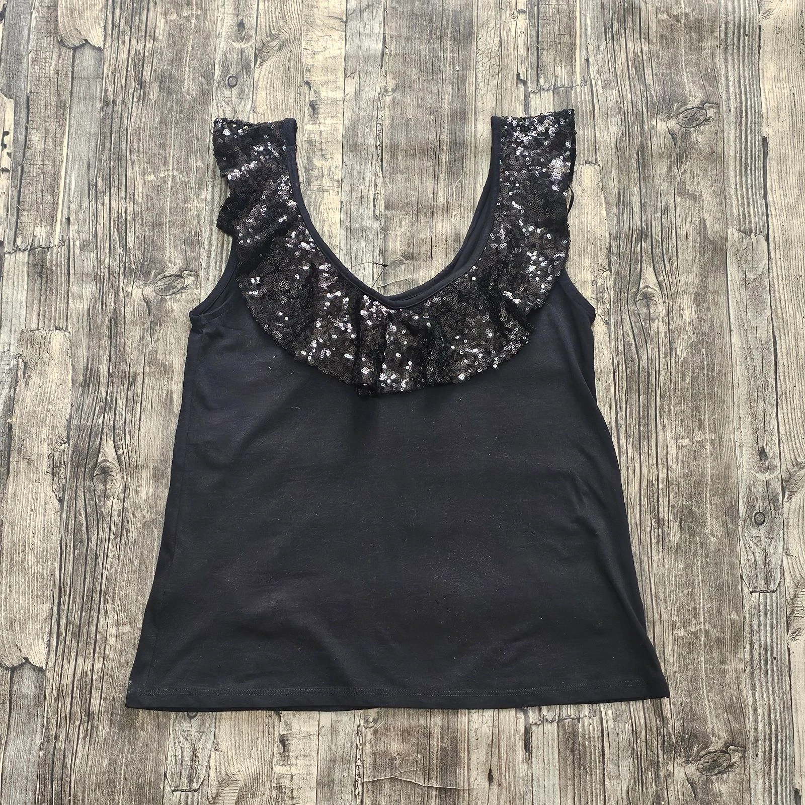 💘Top negro lentejuelas 💘 – photo 2